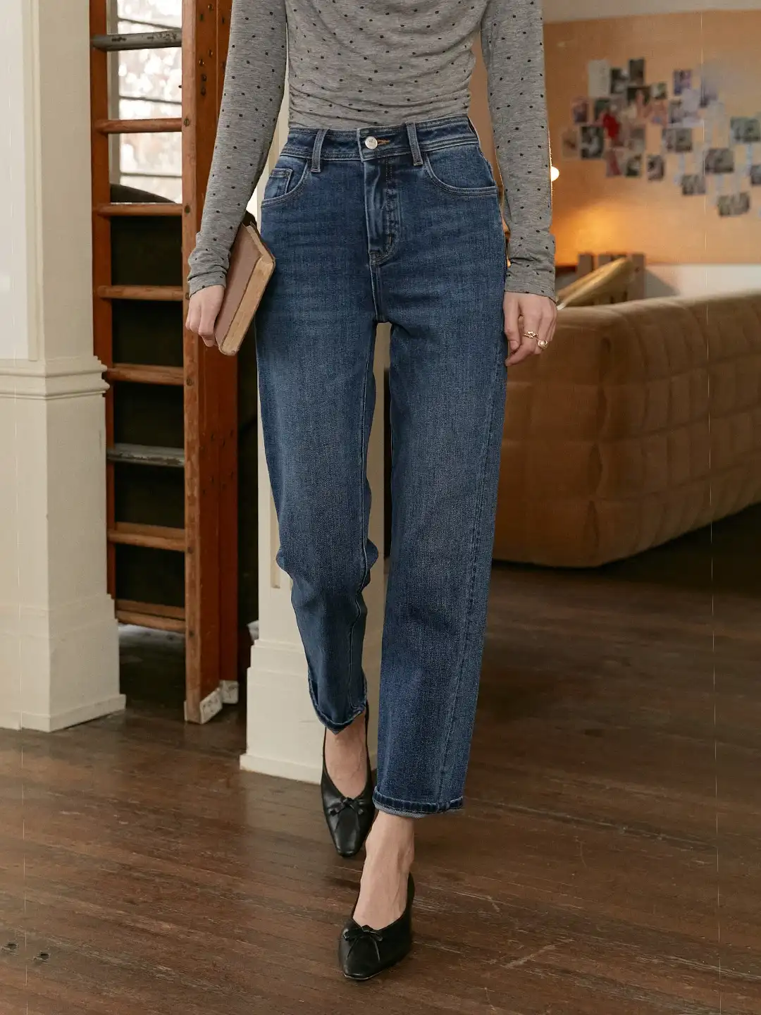 【Final Sale】Reya Versatile Cotton Jeans