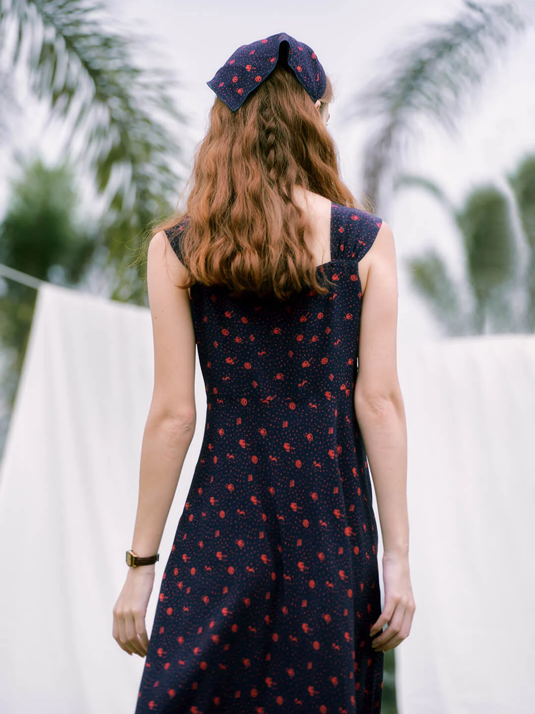 【Final Sale】Adriana Waist-skimming French Tank Dress