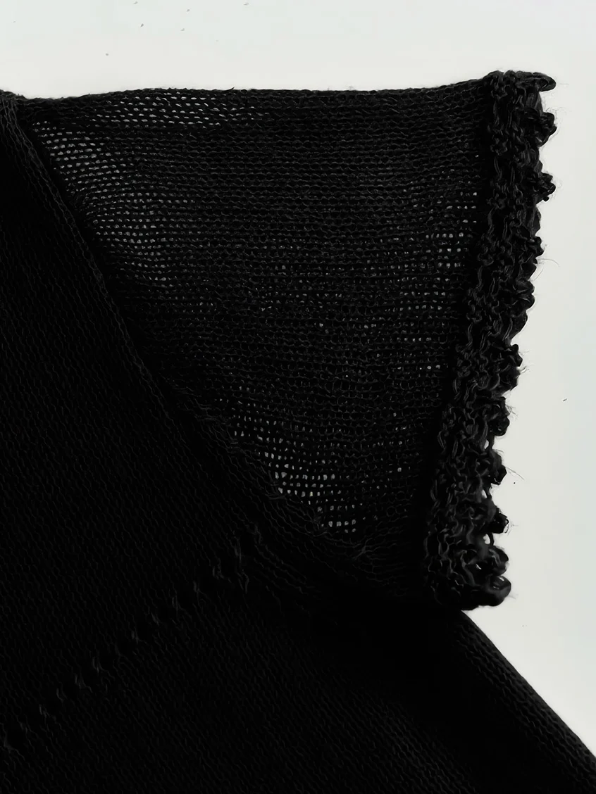 Ellianna Round Neck Lace Embroidery Knitwear