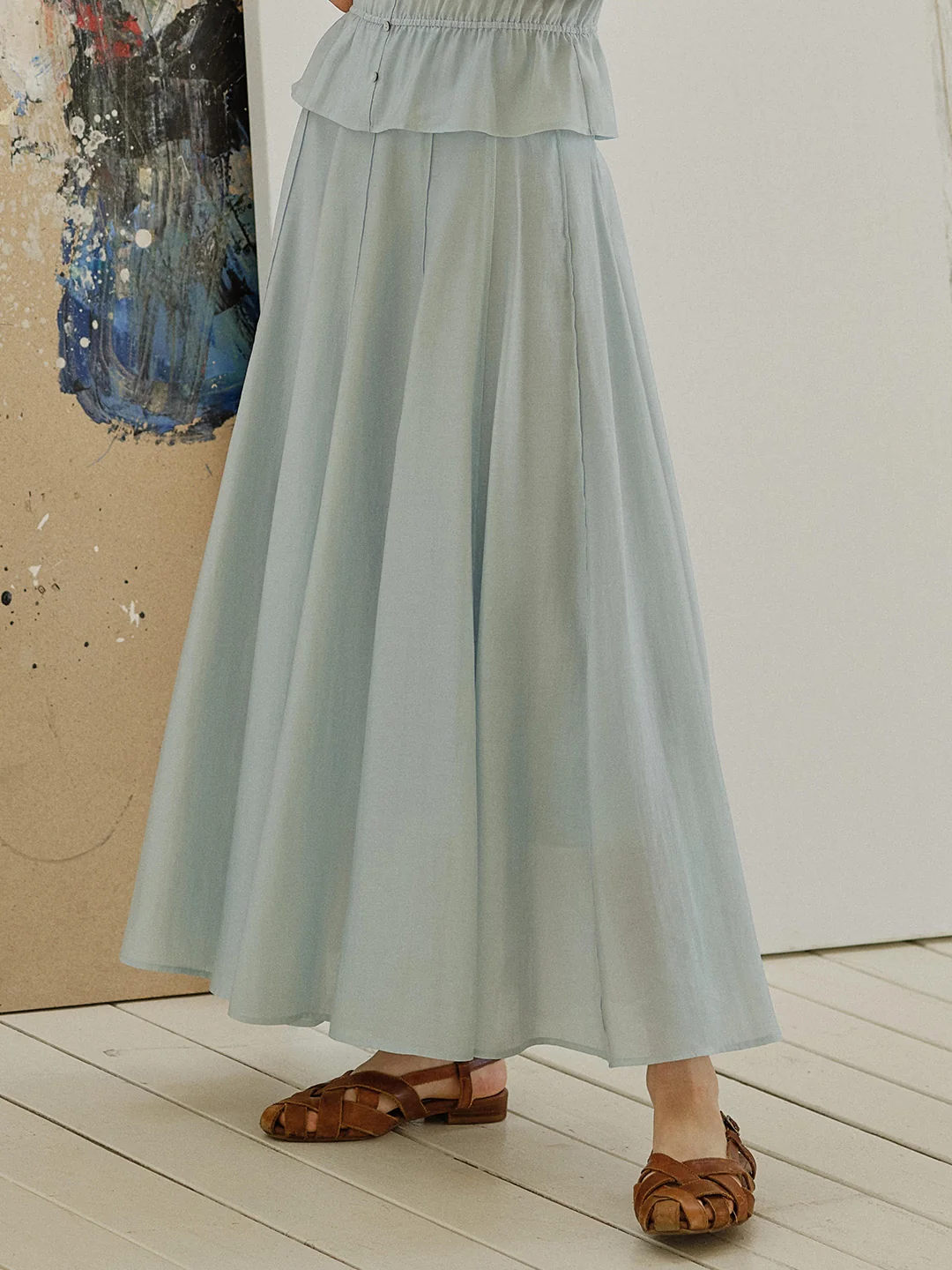 Bella Light Maxi Lyocell Skirt