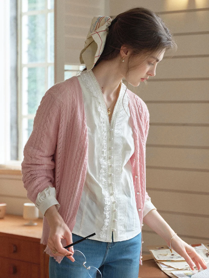 Giunone Mohair-Merino Revival Cardigan