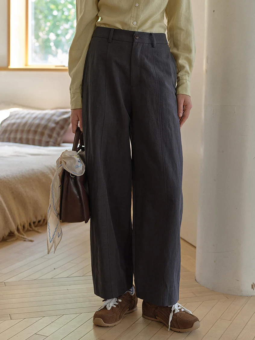 Harper Classic Embroidery Loose Pants