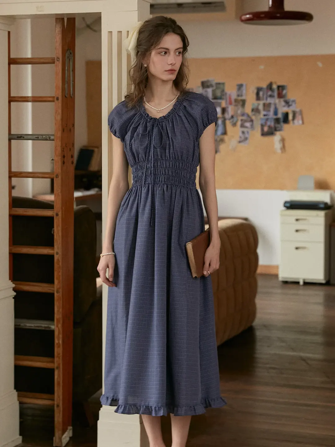 Baylee Round Neck 100% Cotton Dress