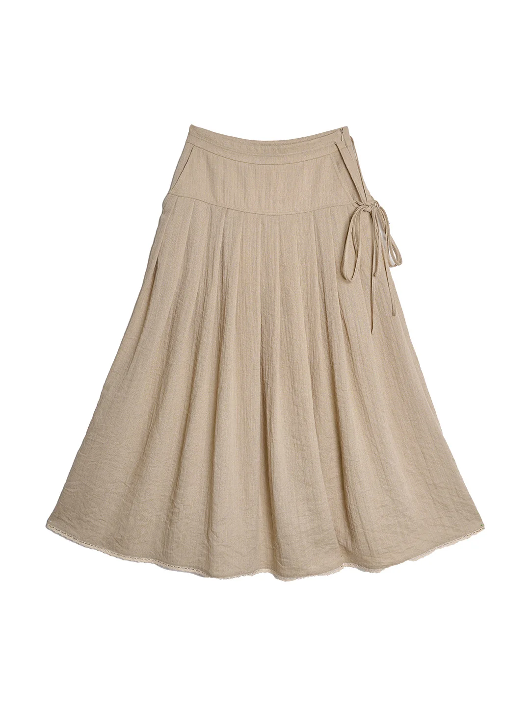 Selene A-Line Linen Skirt