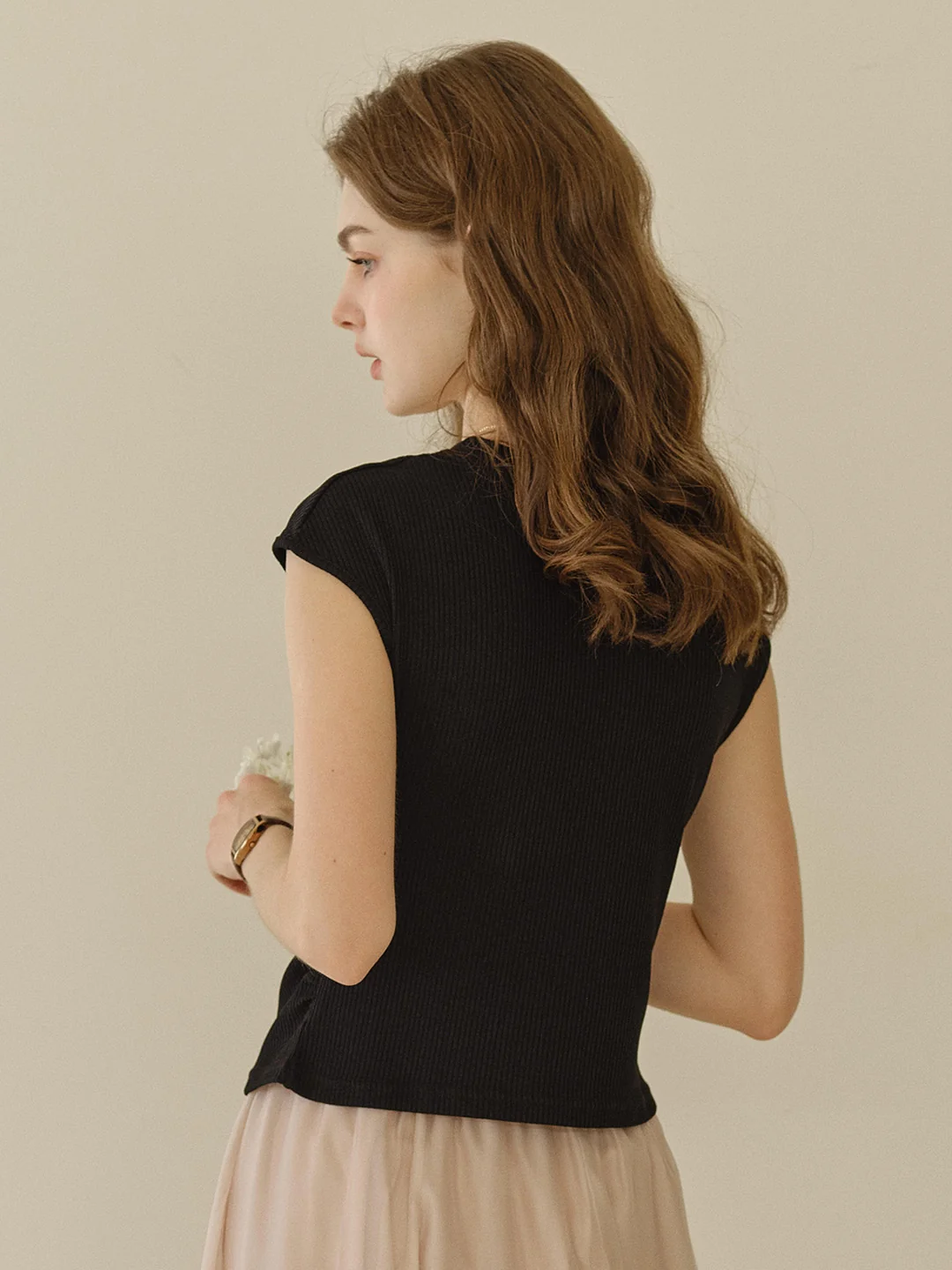 Blaire Simple V-Neck Blouse
