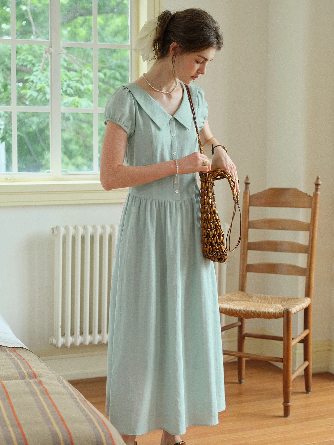 Selene 100%Cotton  Loose Reversible 2 In 1  Dress