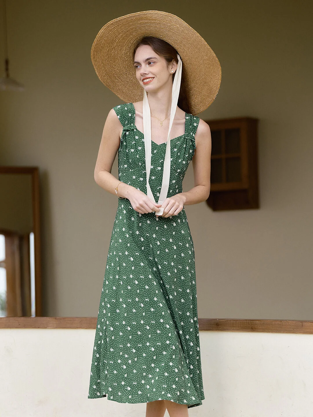 【Final Sale】Adriana Waist-skimming French Tank Dress