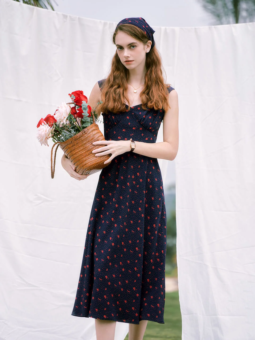 【Final Sale】Adriana Waist-skimming French Tank Dress