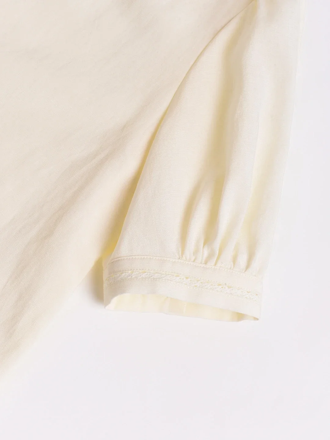 Xyla Peter Pan Collar Hemp Blouse