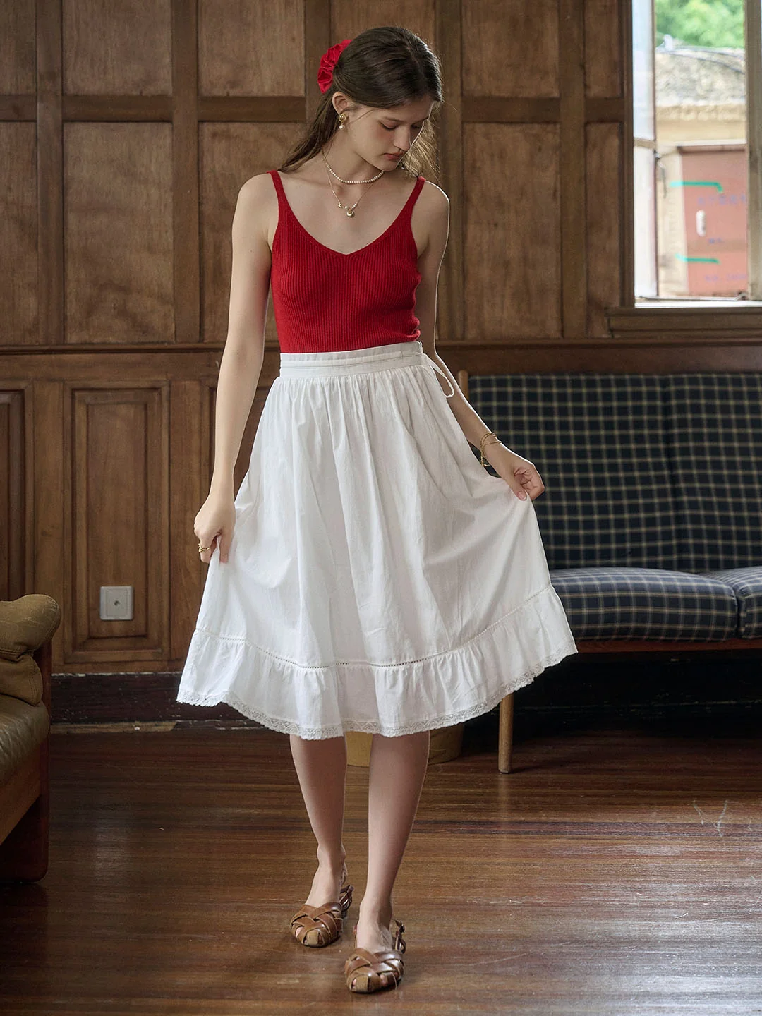【Final Sale】Avianna V-Neck Knit Camisole Top