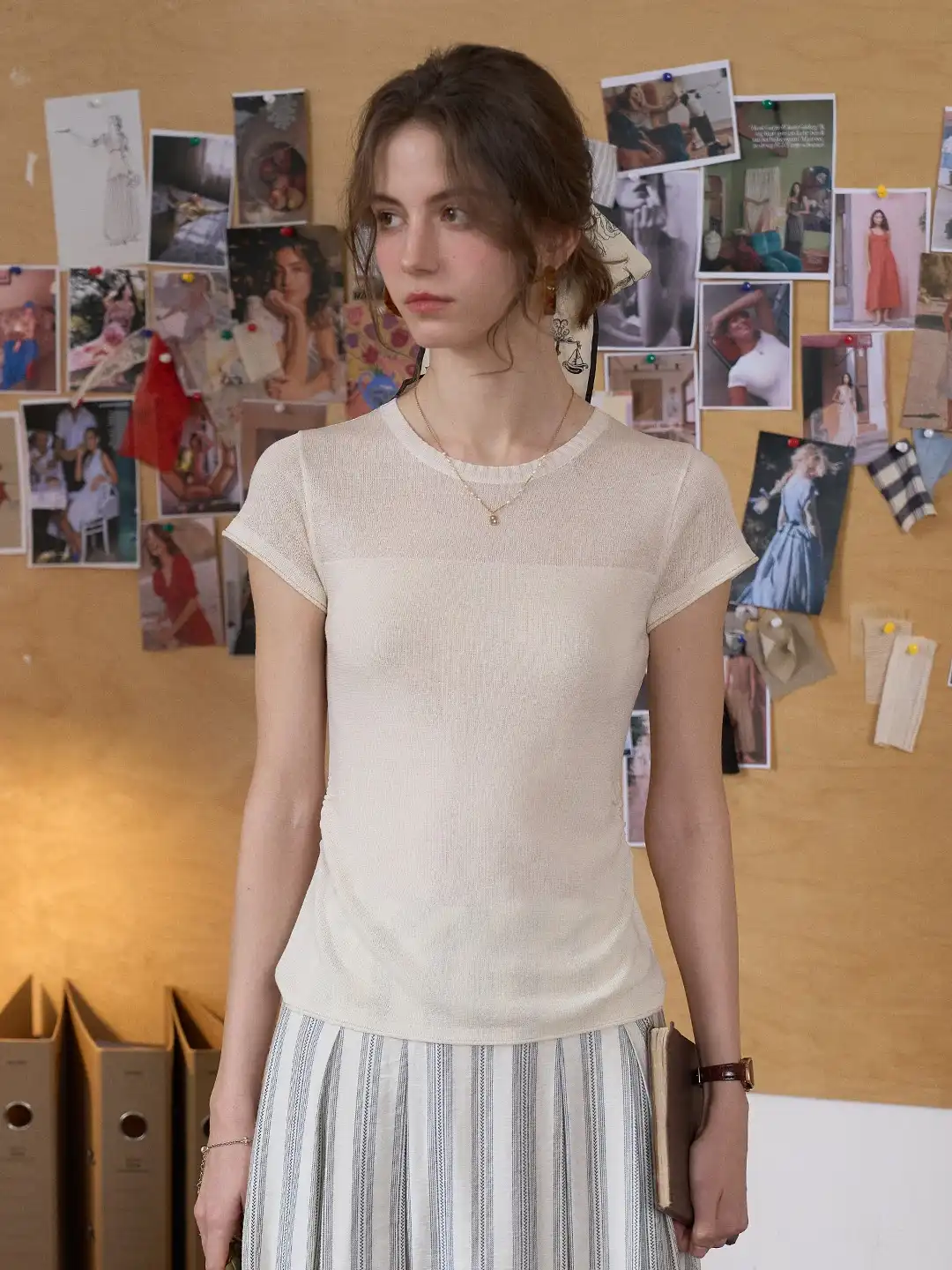 Elouise Round Neck Linen Top