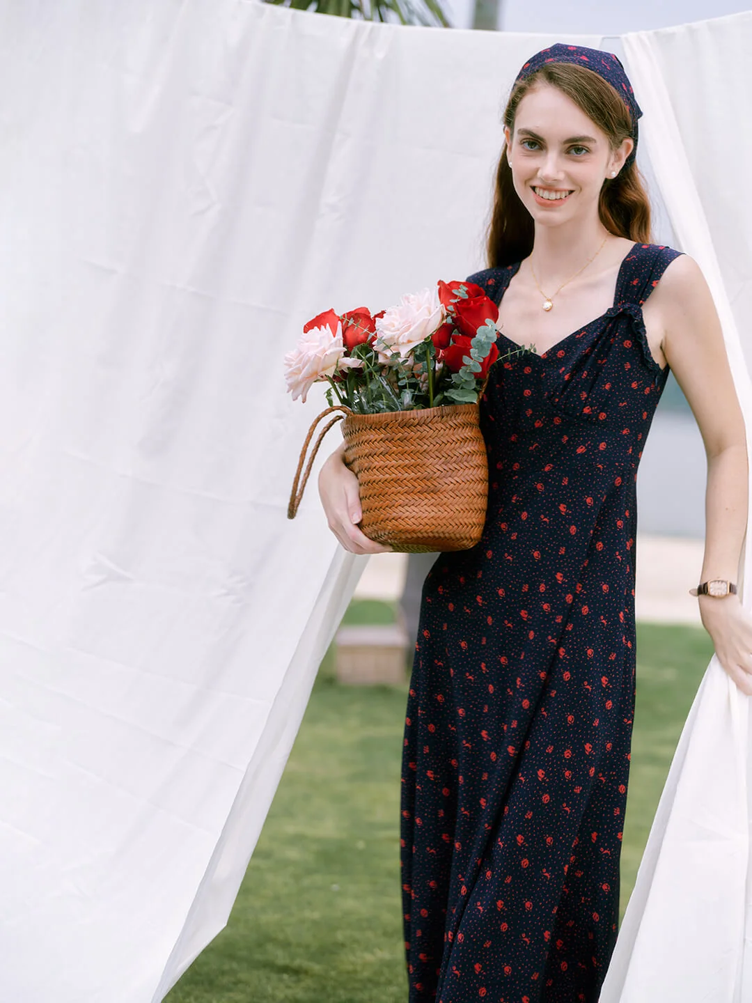 【Final Sale】Adriana Waist-skimming French Tank Dress