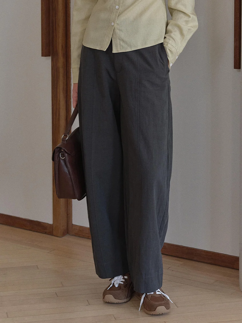 Harper Classic Embroidery Loose Pants