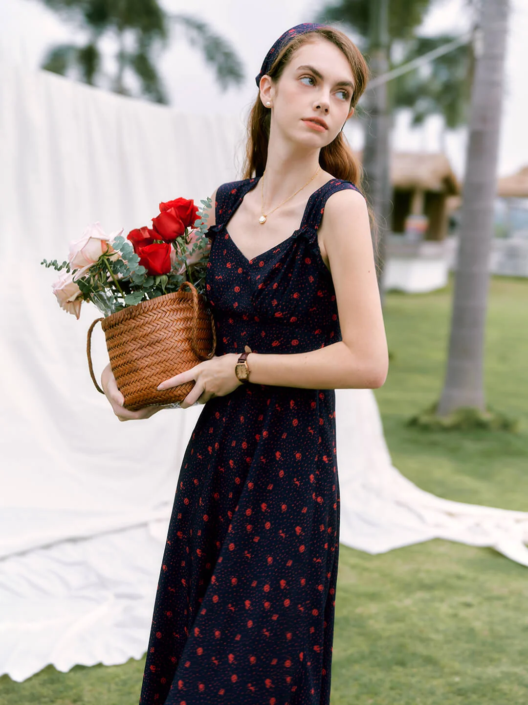 【Final Sale】Adriana Waist-skimming French Tank Dress