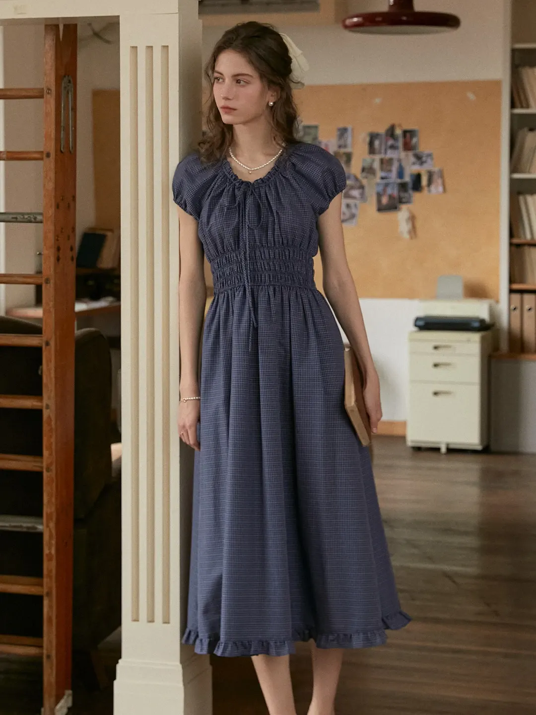 Baylee Round Neck 100% Cotton Dress
