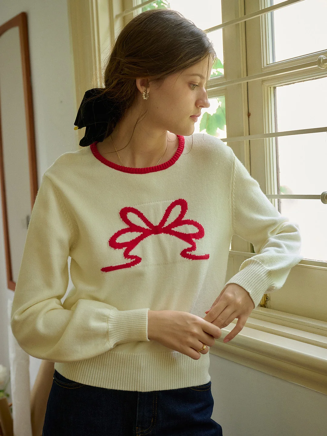 【Final Sale】Minnie Round Neck Sweater