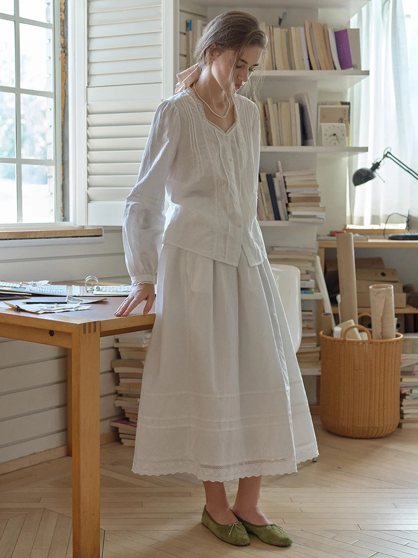 Juniper French A-Line Loose Skirt