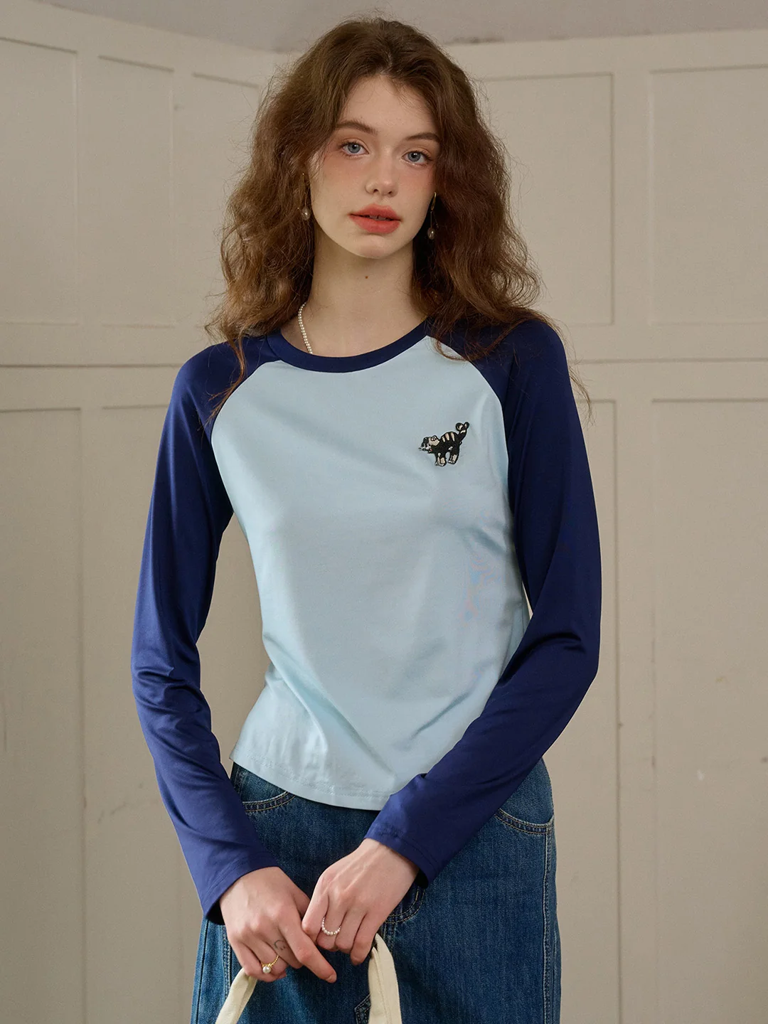 【Final Sale】Judy Round Neck Embroidered Top