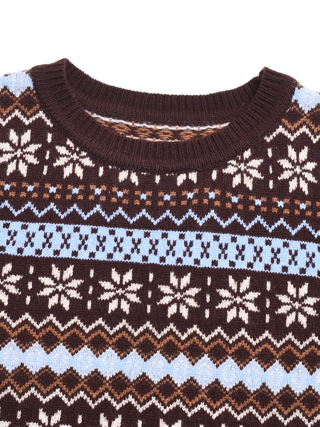 Iyla Round Neck Fair Isle Knitwear Vest