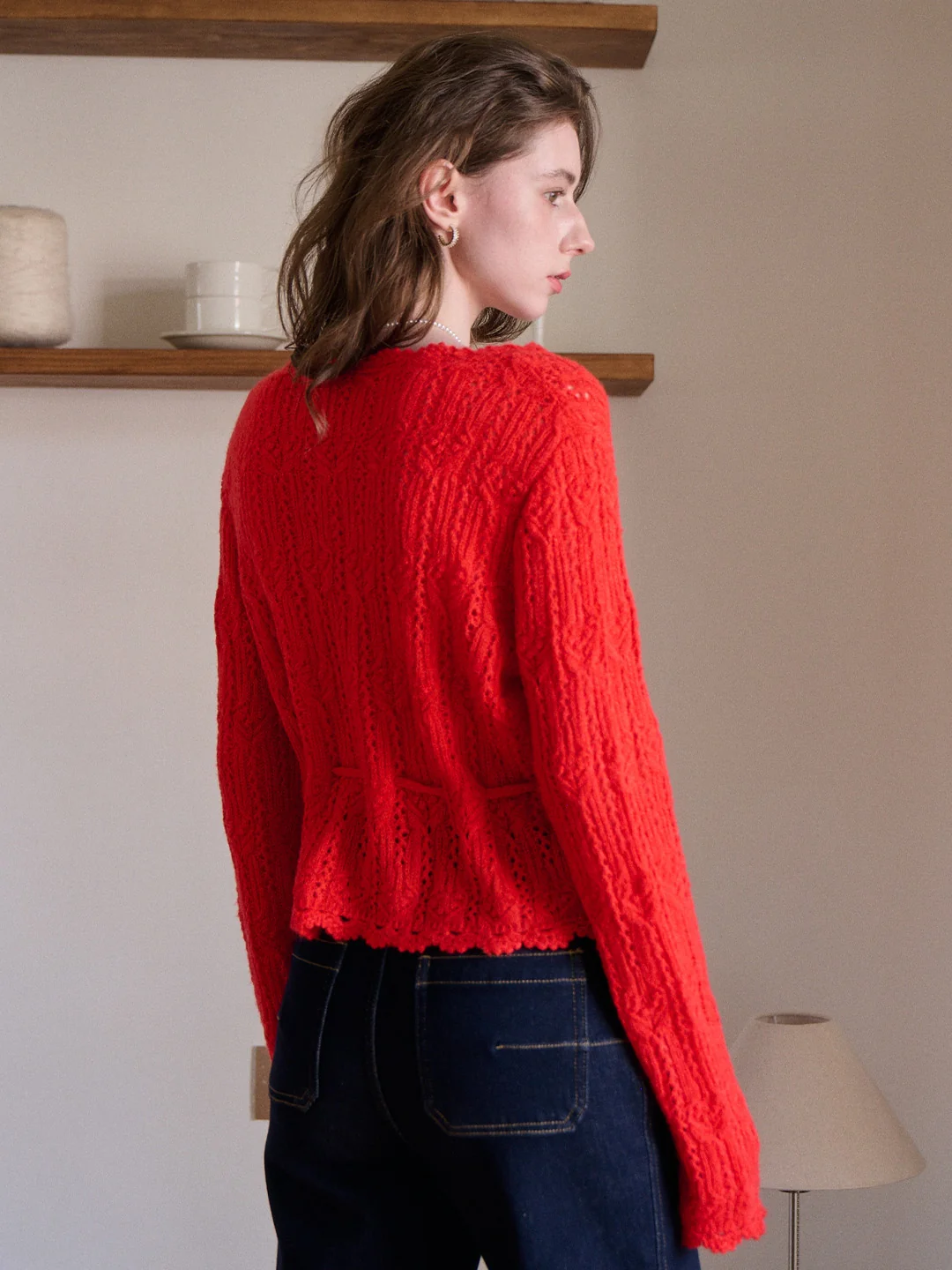 Yaretzi V-Neck Knit Wool Top