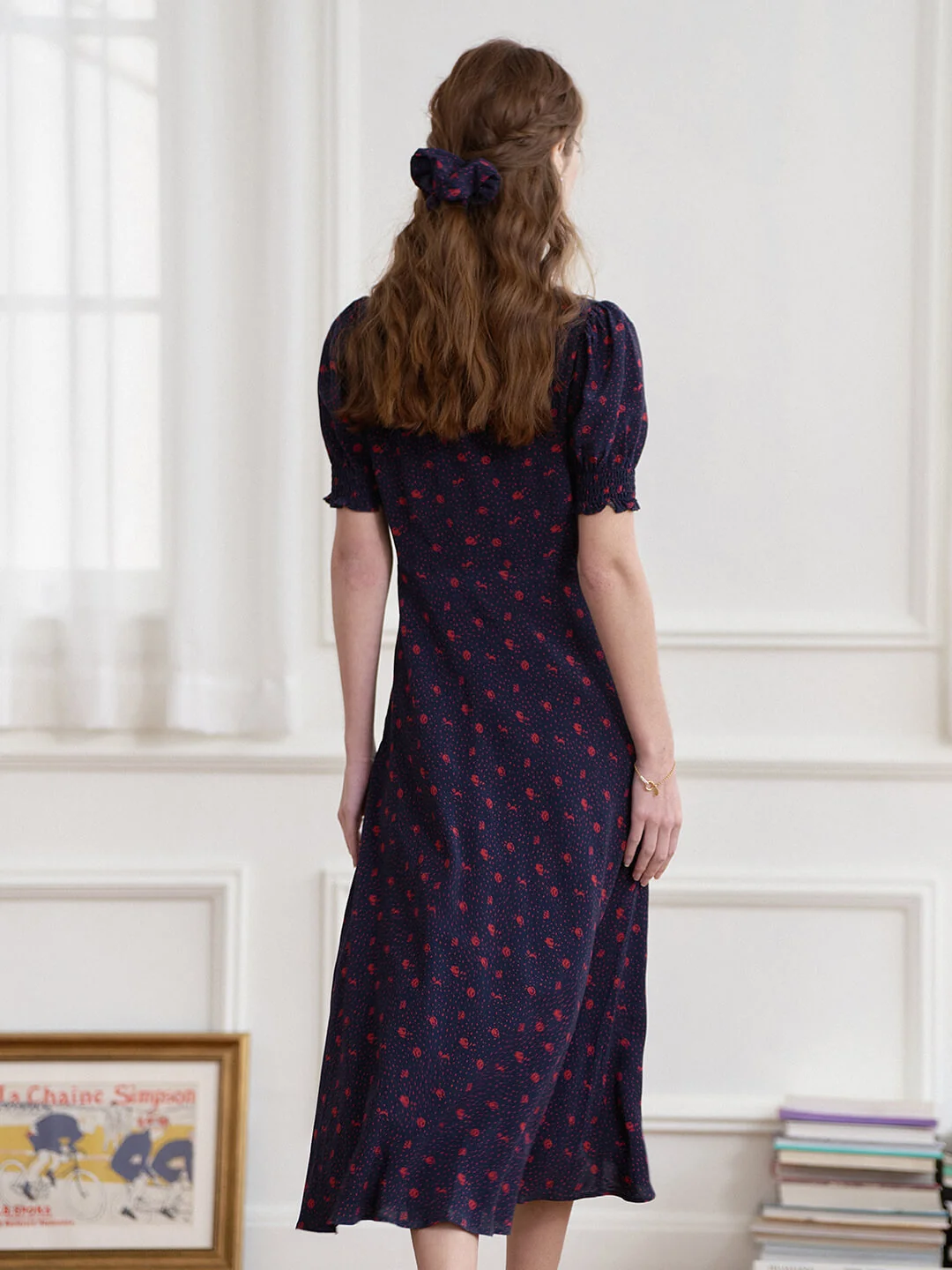 Madeleine Eco-fabric Puff Sleeve Dress