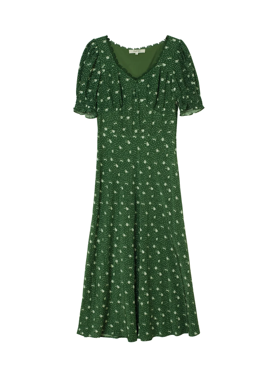 Madeleine Eco-fabric Puff Sleeve Dress