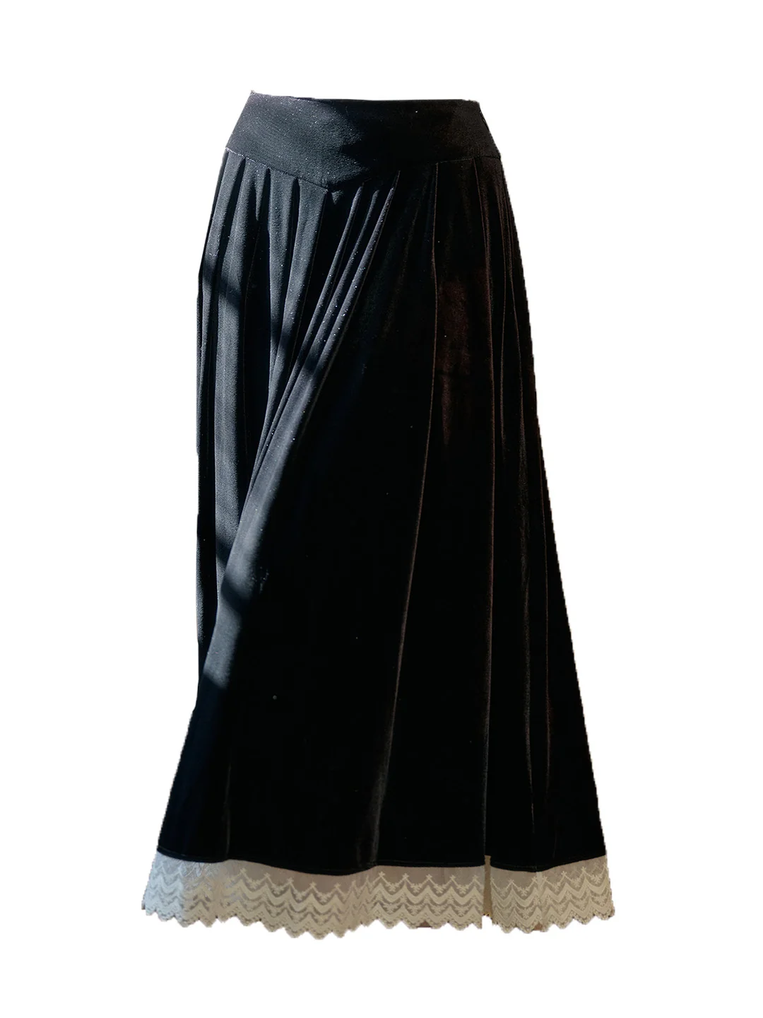 【Final Sale】Ophelia Contrasting Lace Skirt
