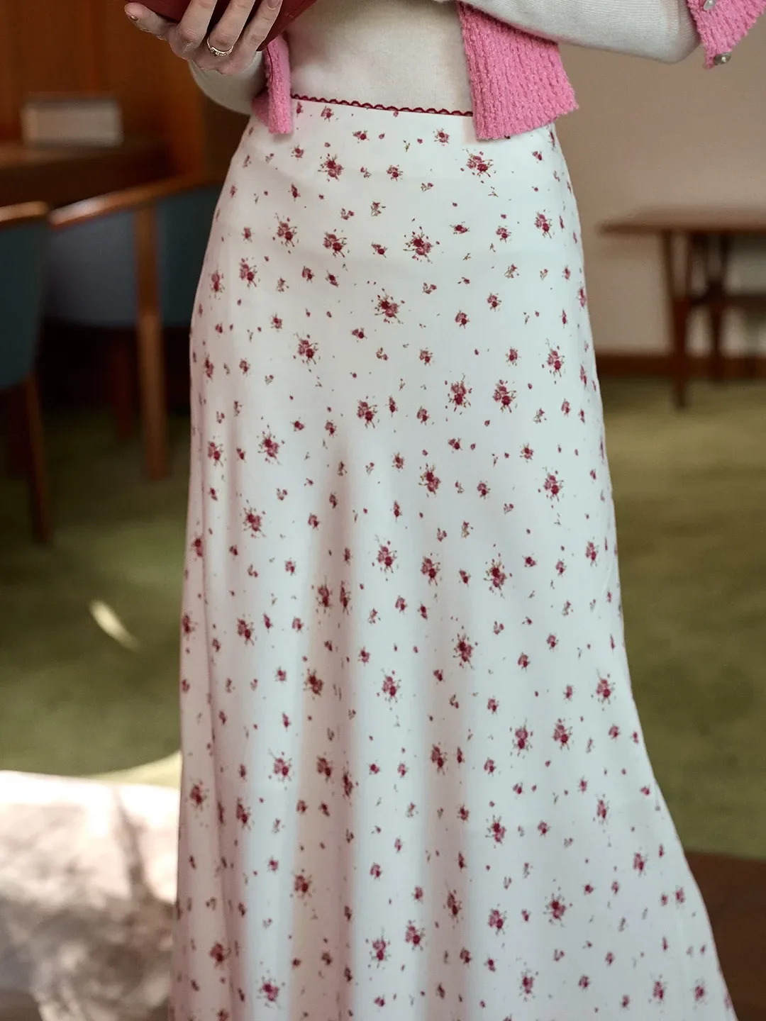 【Final Sale】Elia Rose Printing Skirt