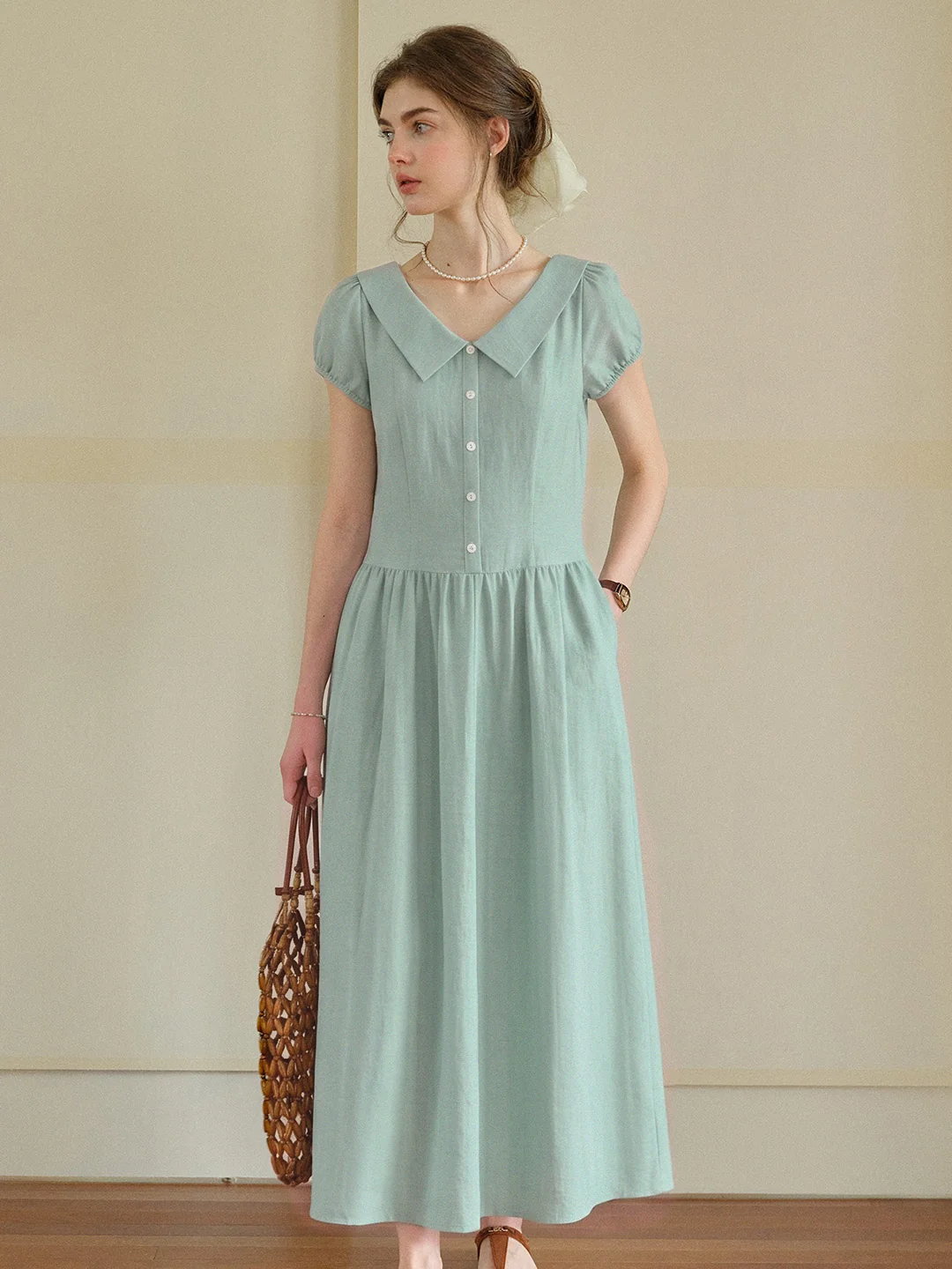 Selene 100%Cotton  Loose Reversible 2 In 1  Dress