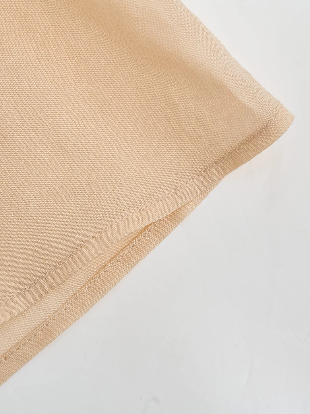 Amelia V- Neck Embroidered Ramie Blouse