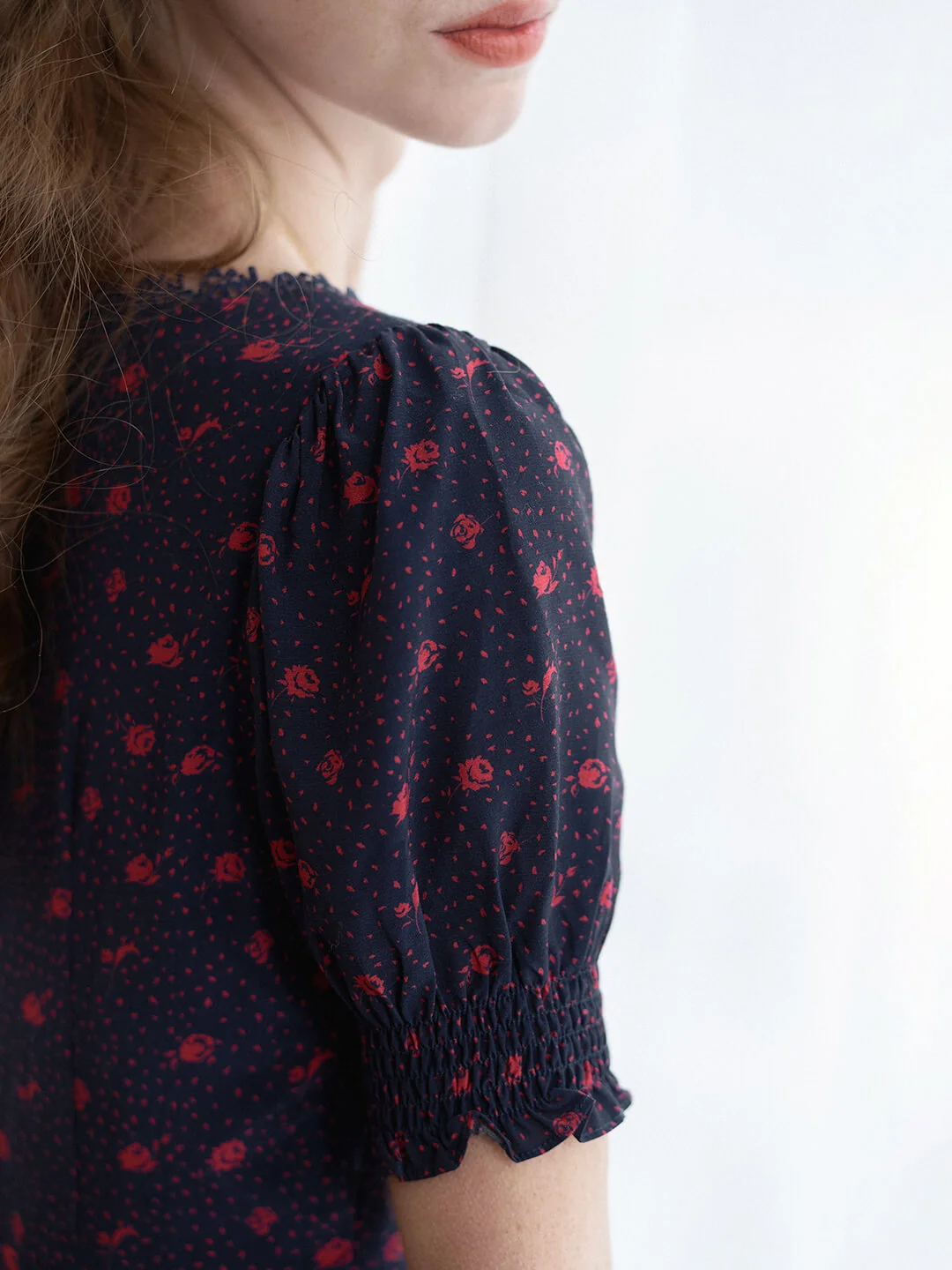 Madeleine Eco-fabric Puff Sleeve Dress