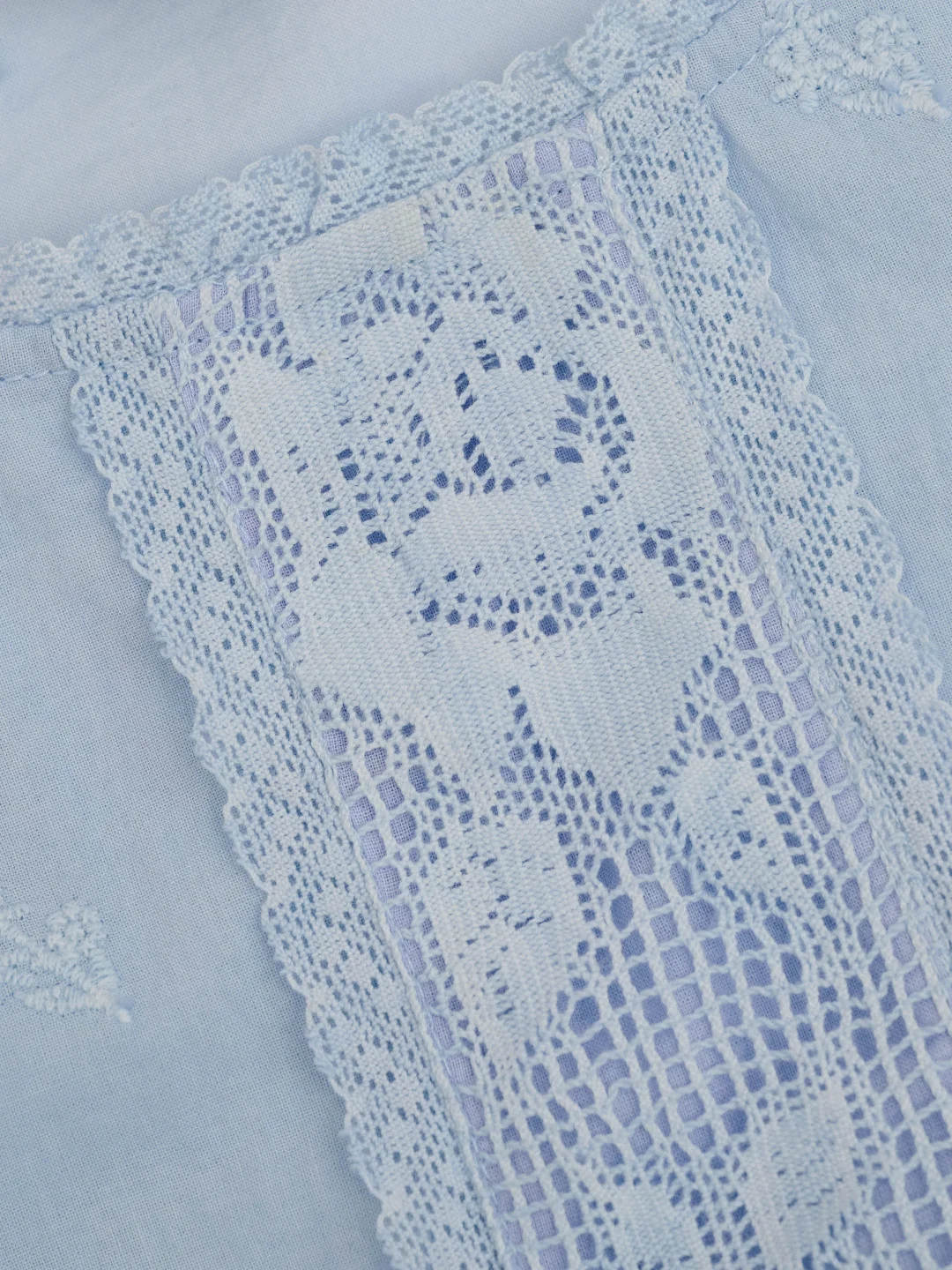 Malia Round Neck Lace Embroidered 100% Cotton Dress