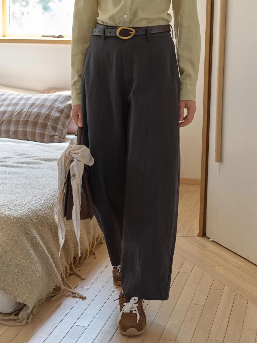 Harper Classic Embroidery Loose Pants