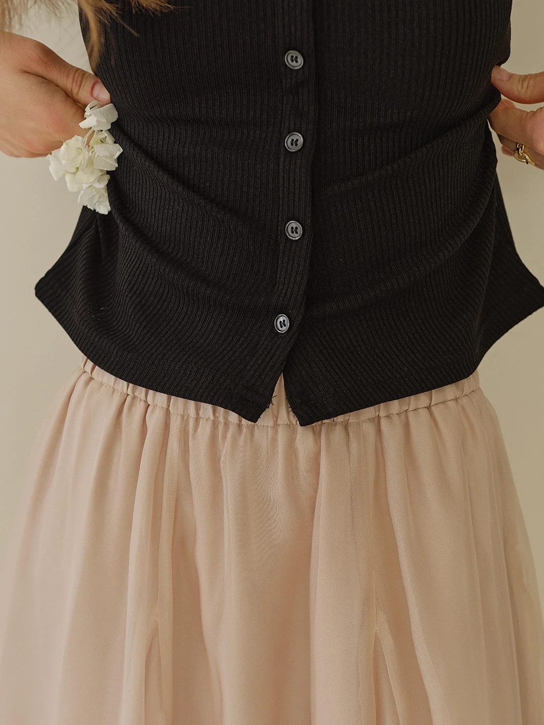 Blaire Simple V-Neck Blouse