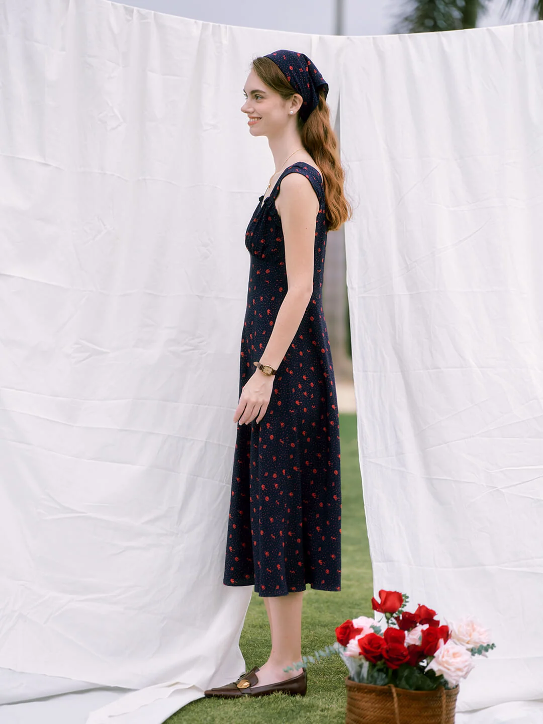 【Final Sale】Adriana Waist-skimming French Tank Dress