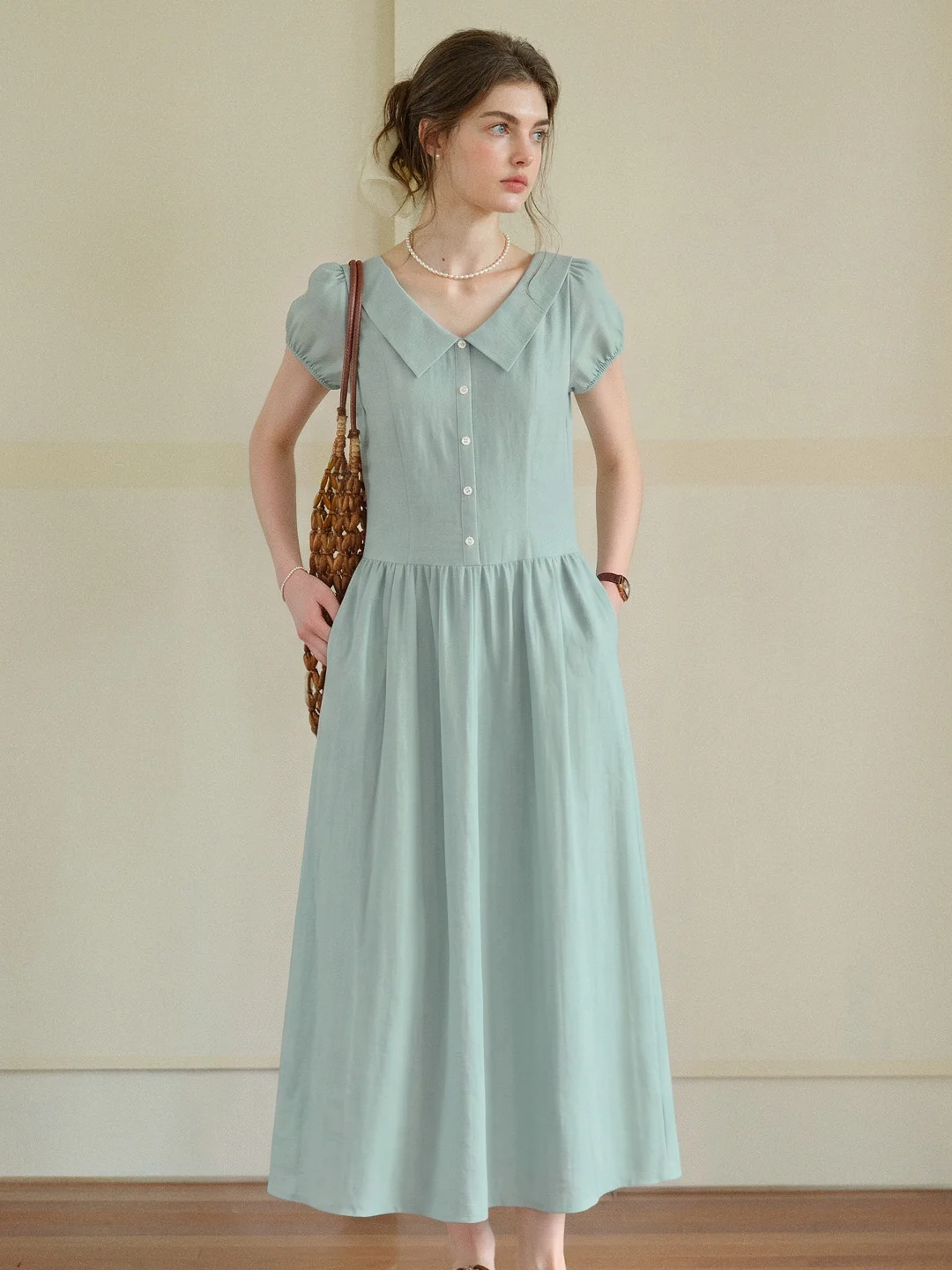 Selene 100%Cotton  Loose Reversible 2 In 1  Dress