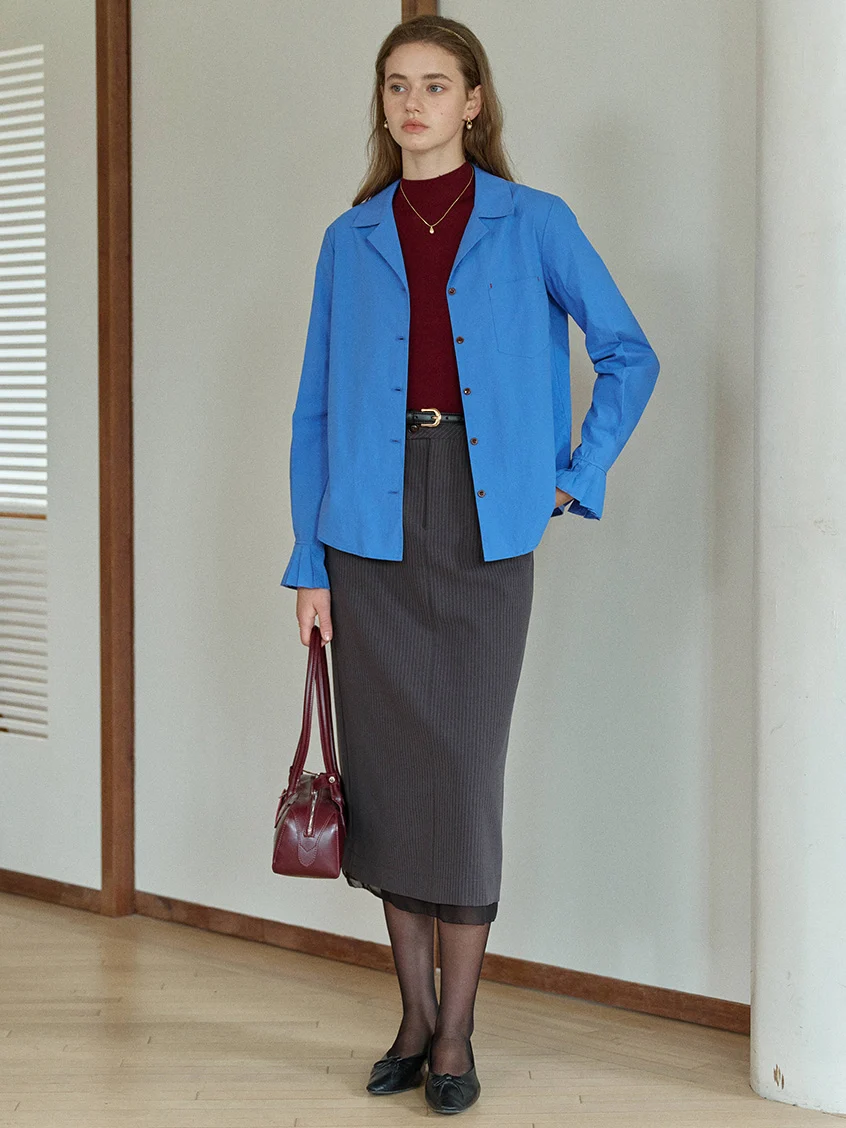 Allyson 100% Merino Mock Neck Knit Sweater