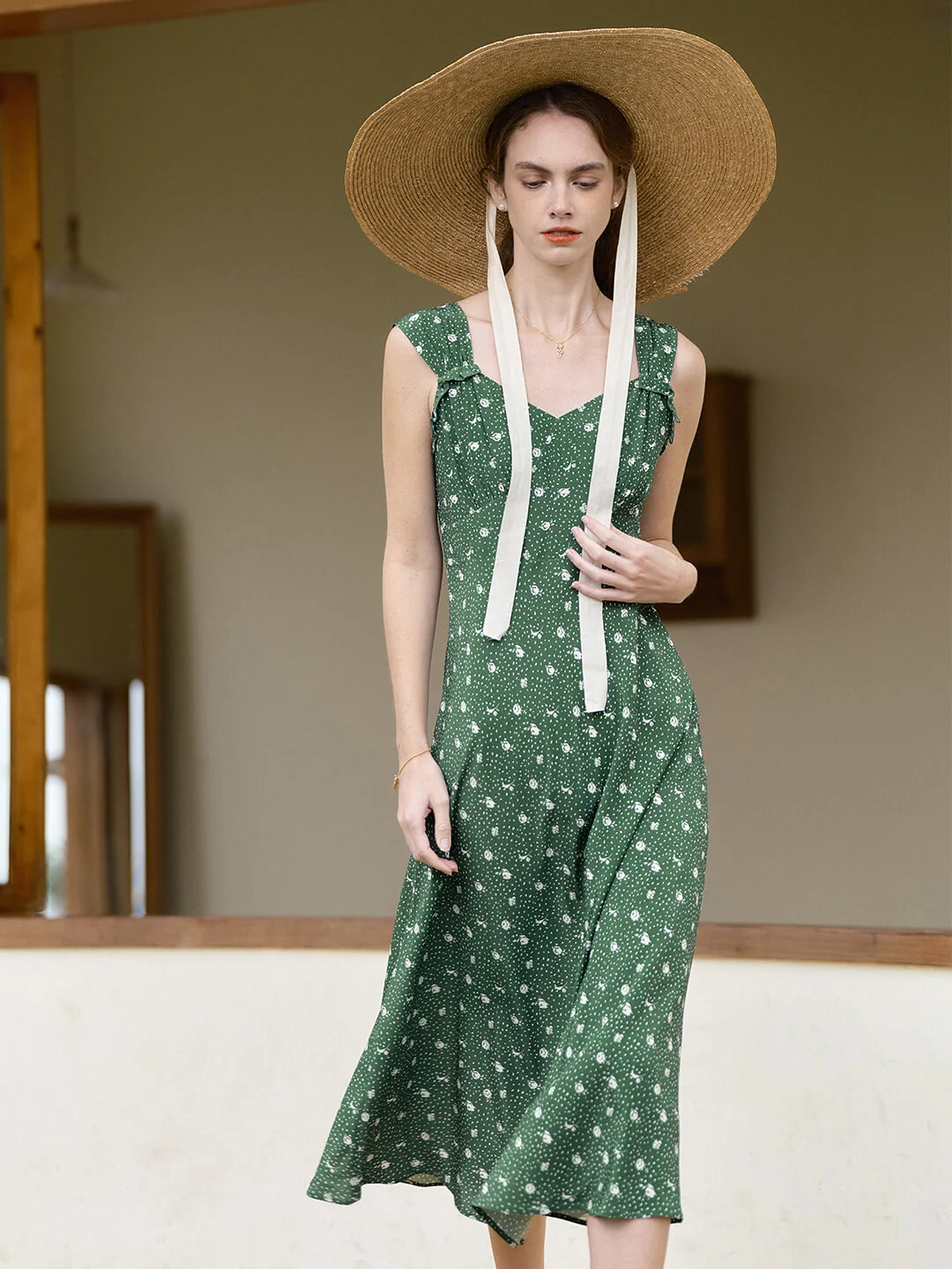 【Final Sale】Adriana Waist-skimming French Tank Dress