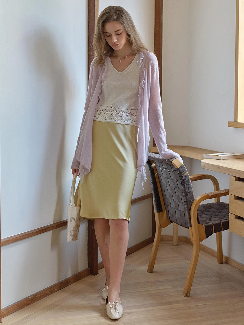 Marlowe High-Waist Mermaid Midi Skirt