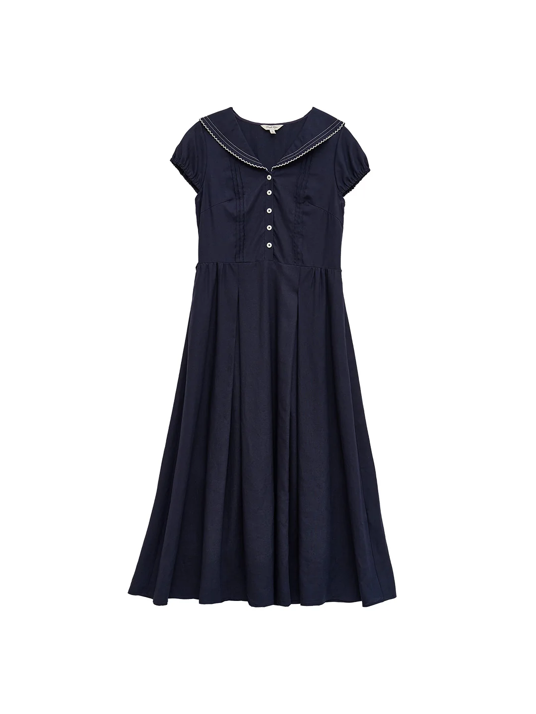 Harper V-Neck Linen Dress