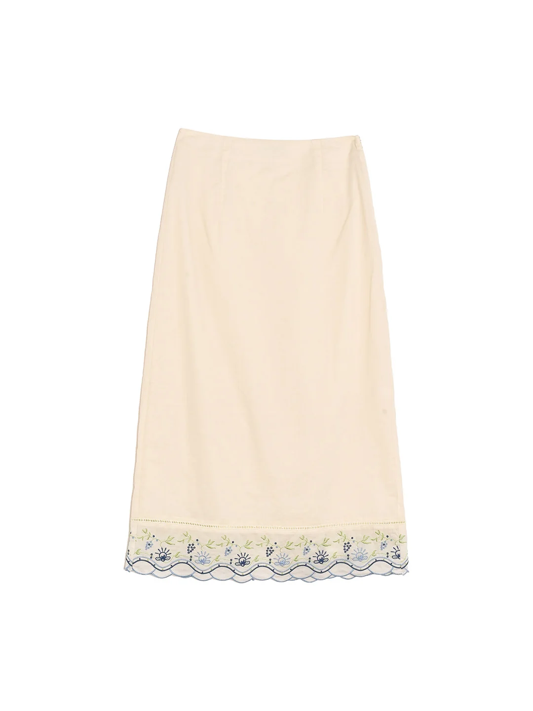 Julianna Embroidery 100% Cotton Skirt