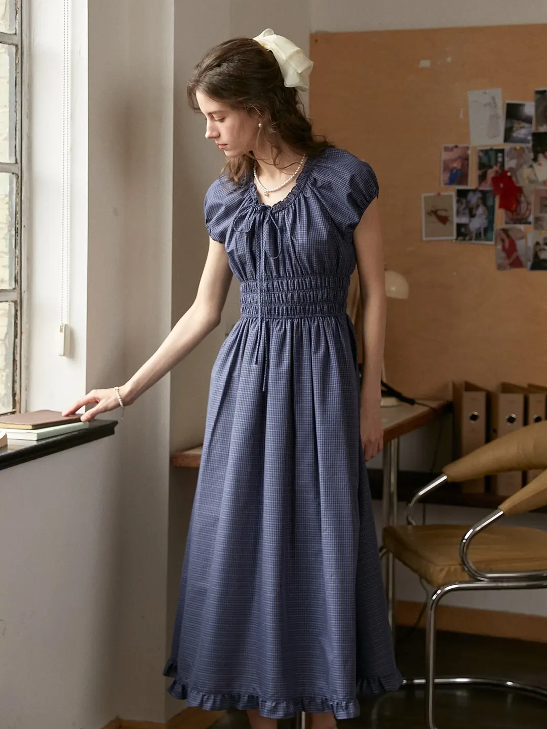 Baylee Round Neck 100% Cotton Dress