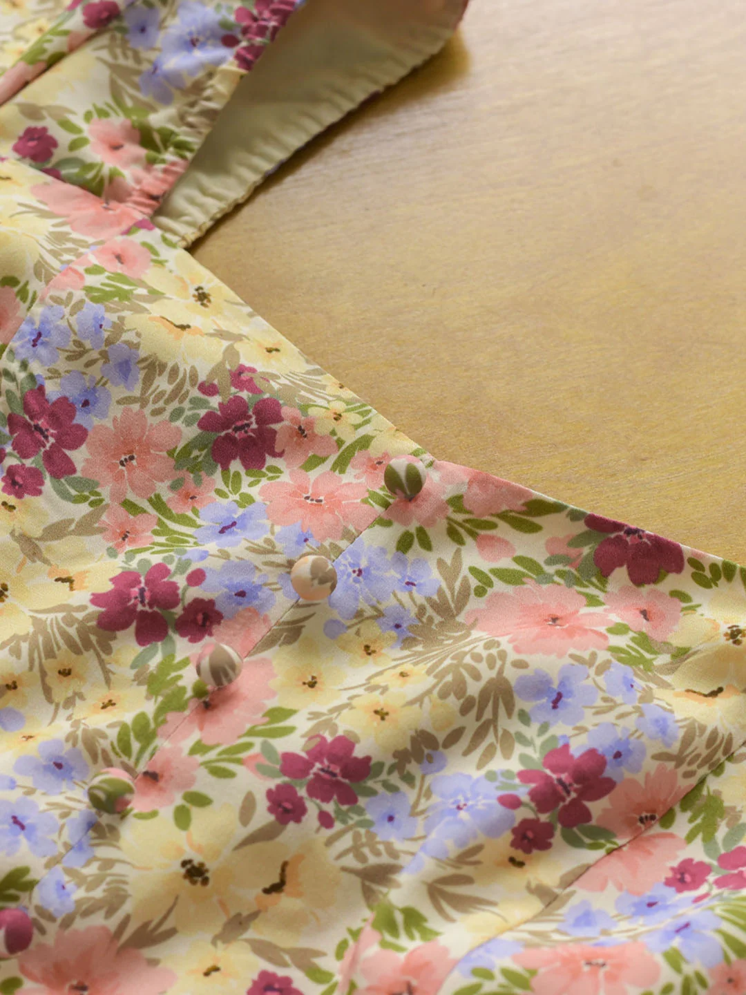 Kassidy Daisy Print Drawstring Dress