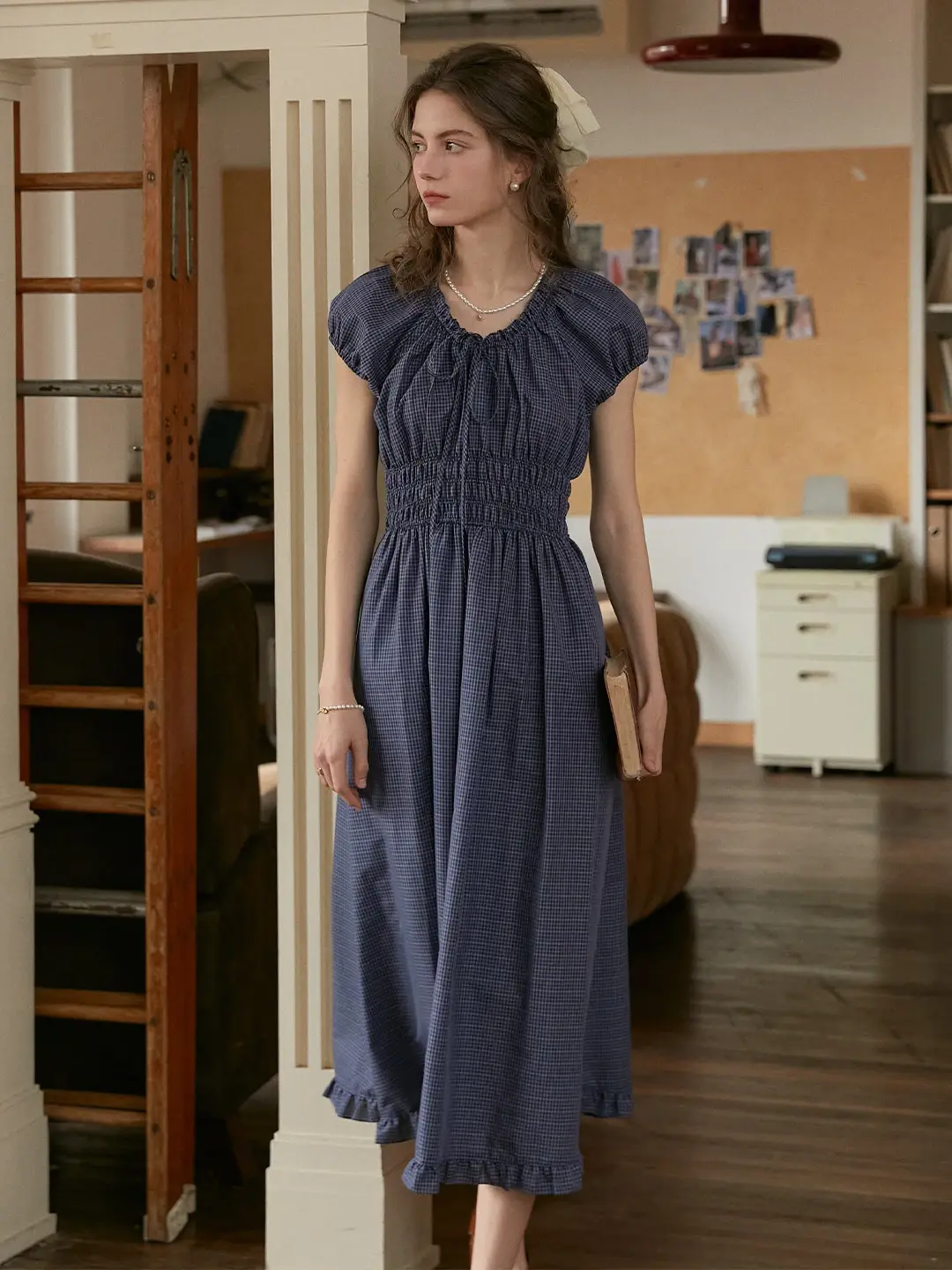 Baylee Round Neck 100% Cotton Dress