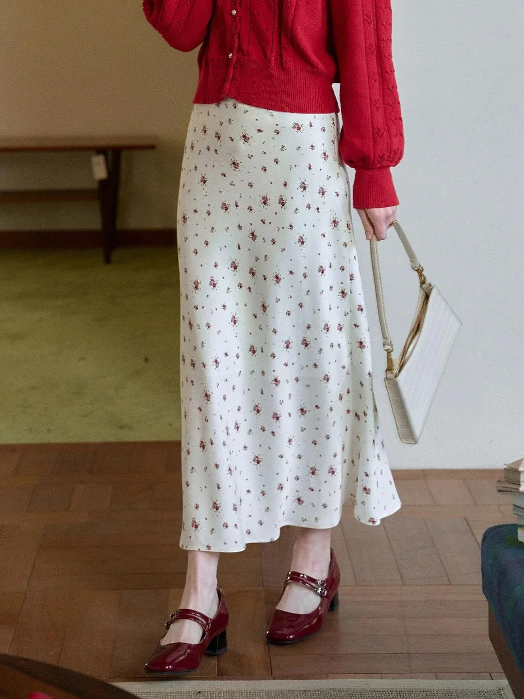 【Final Sale】Elia Rose Printing Skirt