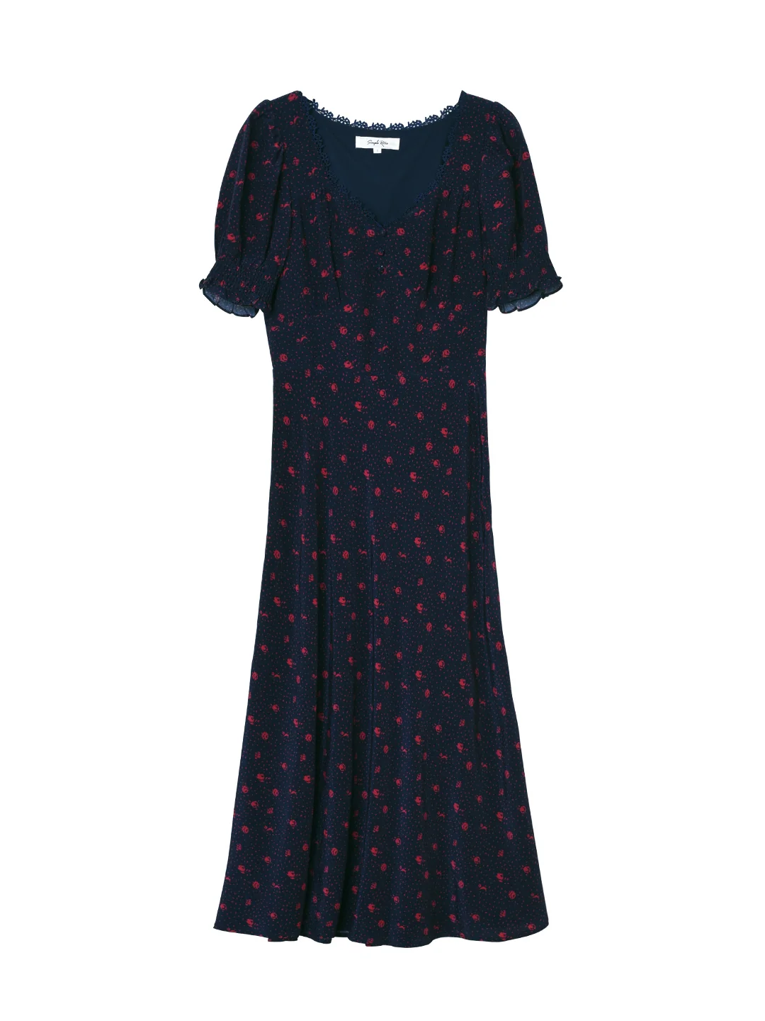 Madeleine Eco-fabric Puff Sleeve Dress
