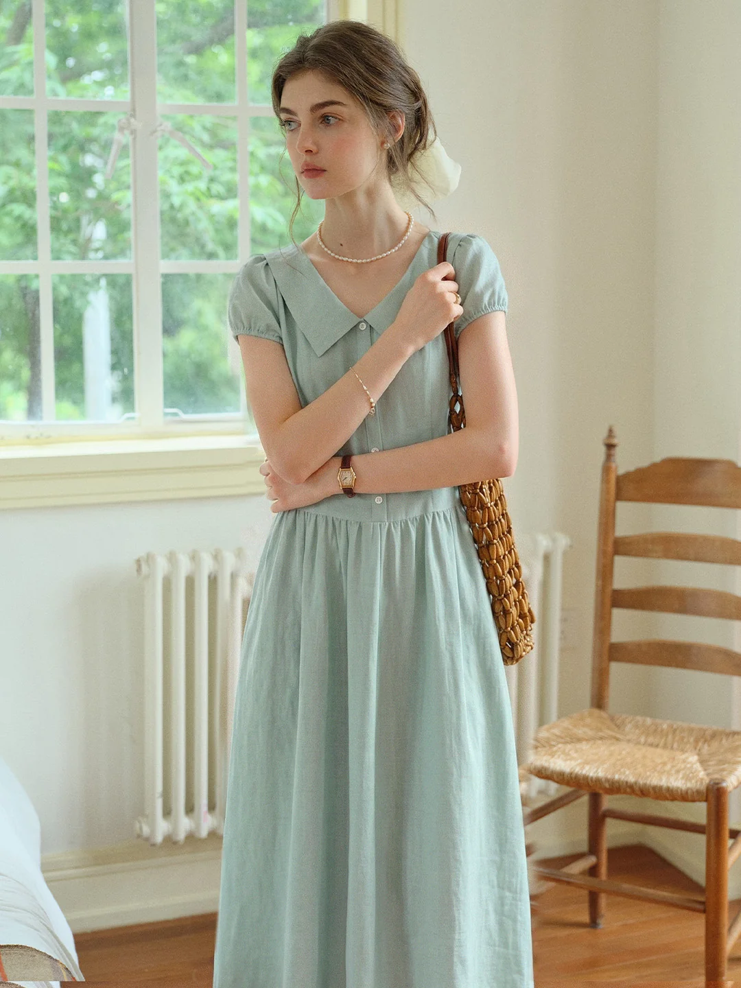 Selene 100%Cotton  Loose Reversible 2 In 1  Dress