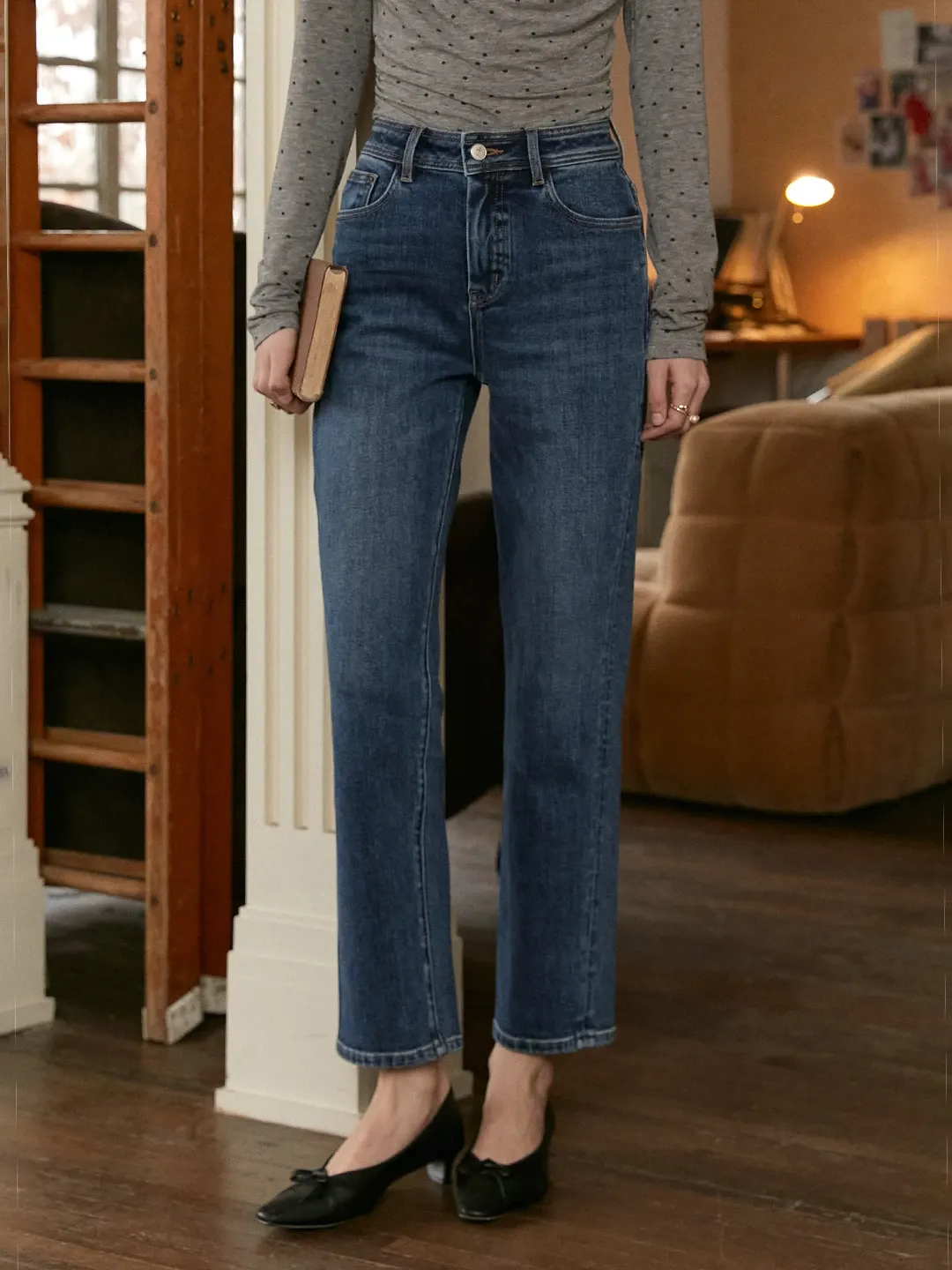 【Final Sale】Reya Versatile Cotton Jeans
