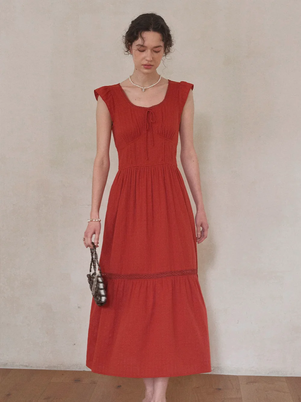 Tempest Round Neck 100% Cotton Dress