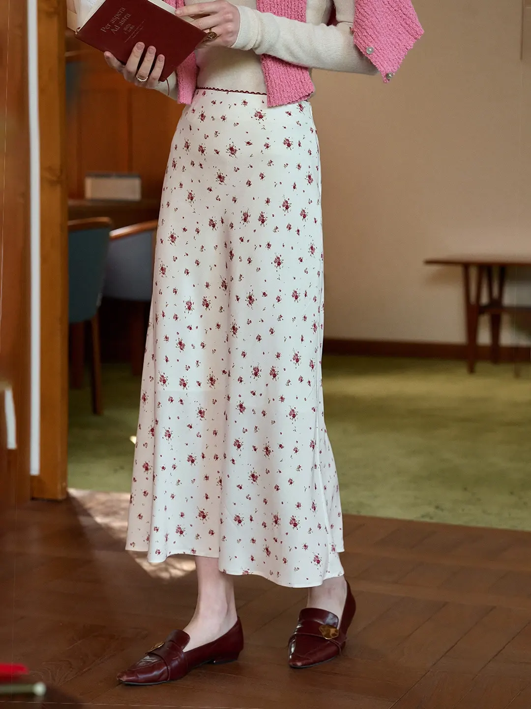 【Final Sale】Elia Rose Printing Skirt